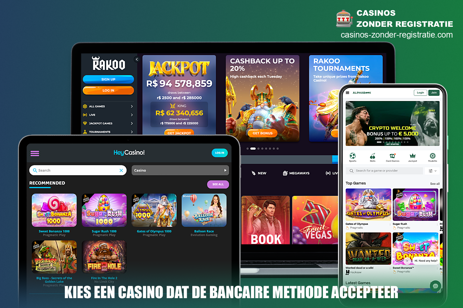 Voor het spelen bij een Afterpay casino - moet de gebruiker een van de online casino's kiezen die worden aangeboden