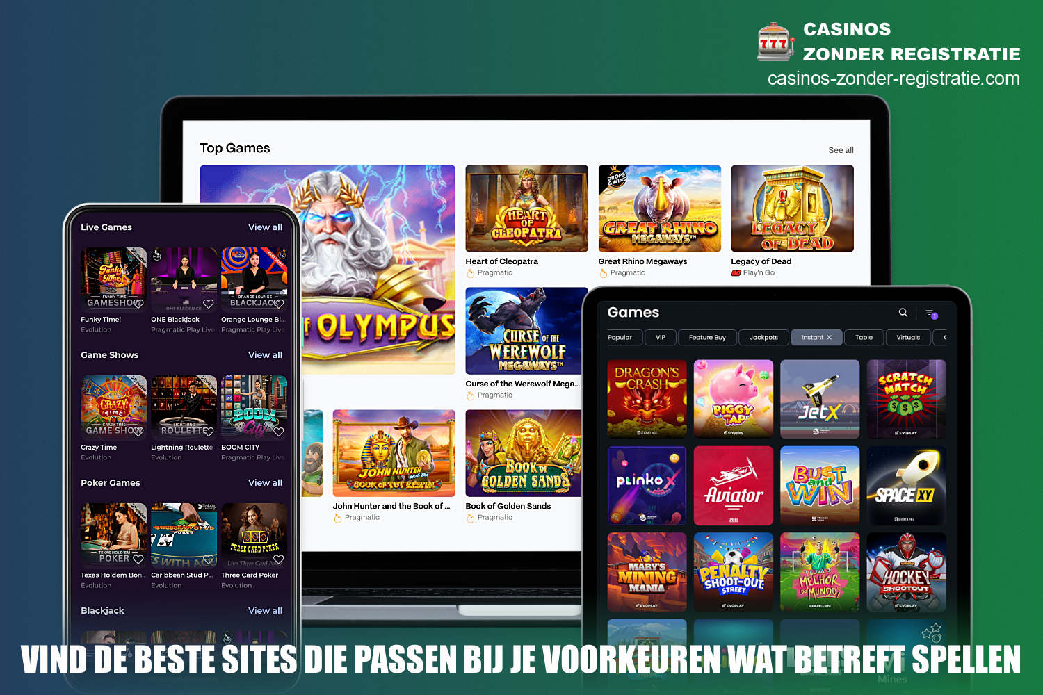 Om te beginnen met spelen bij casino's met een storting vanaf 5 euro moet je in de eerste plaats je favoriete casino met een goede reputatie kiezen