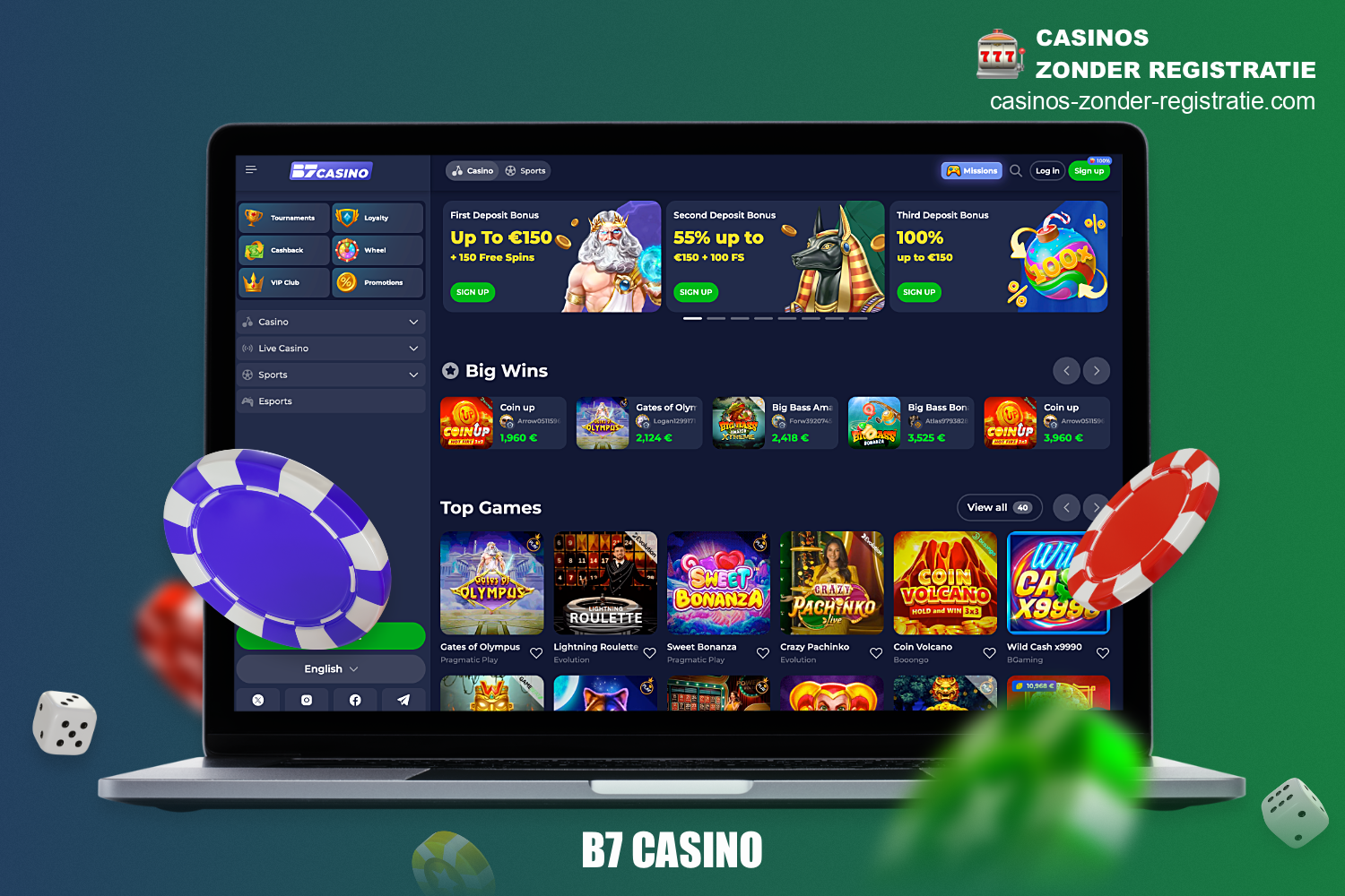 B7 online casino zonder Cruks geeft gebruikers van over de hele wereld de kans om duizenden verschillende spellen te spelen