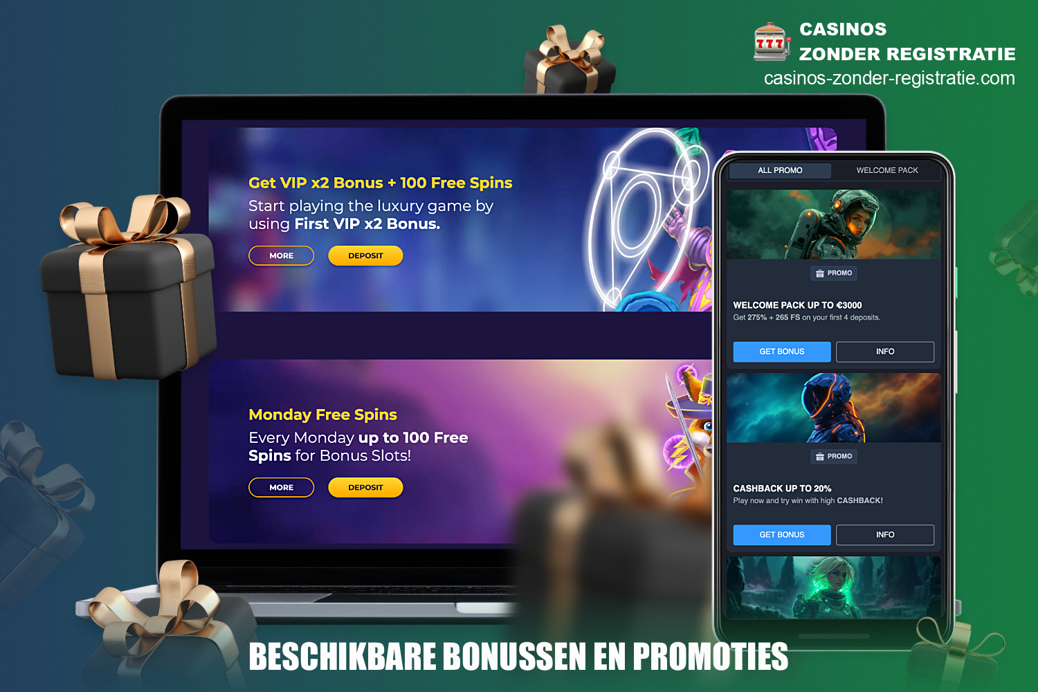 Om nieuwe gebruikers aan te trekken, bieden online casino's met een storting vanaf 10 euro spelers verschillende bonussen en promoties, die vaak hoger zijn dan die van traditionele casino's