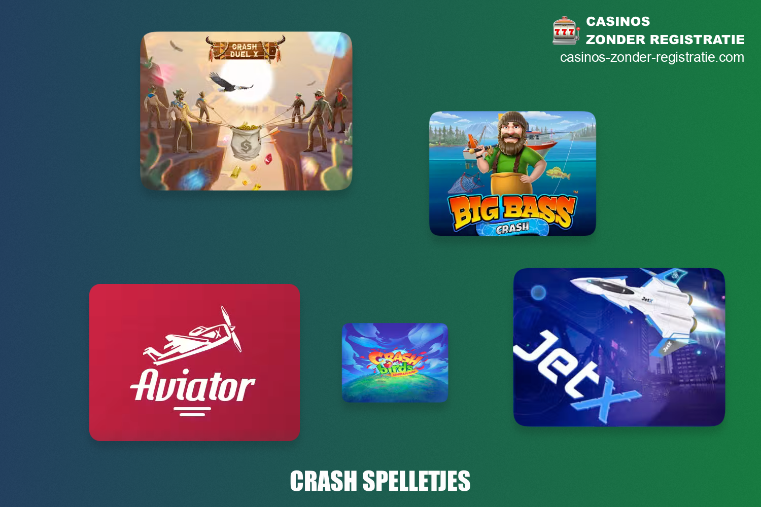 Bij online casino's met stortingen van €1 hebben gebruikers toegang tot tientallen spannende spellen uit de categorie Crash Spelletjes