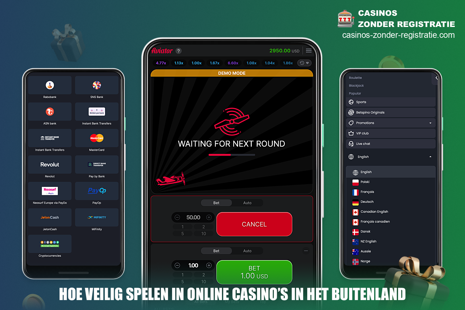 Internationale online casino's hebben een aantal kenmerken waar alle spelers die op zoek zijn naar een betrouwbaar online casino in het buitenland aandacht aan moeten besteden