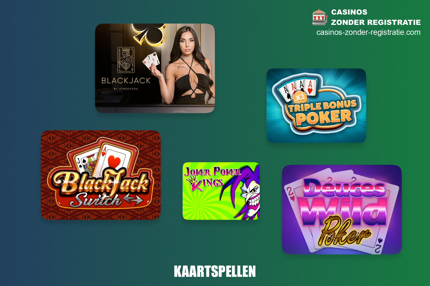 Bij online casino's met een storting vanaf 10 euro hebben gebruikers toegang tot honderden spannende kaartspellen van toonaangevende aanbieders