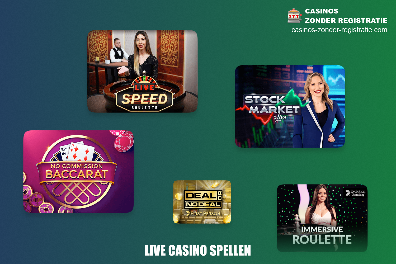 Bij €1 storting online casino's kunnen spelers van over de hele wereld live casinospellen spelen met live dealers om hun gokervaring te maximaliseren