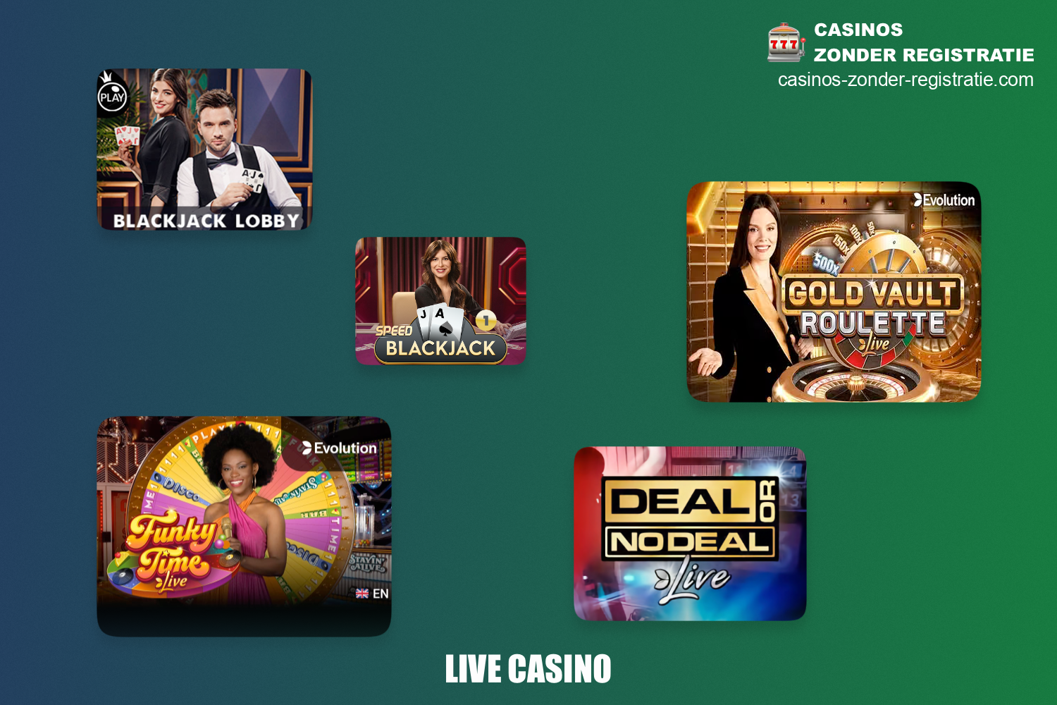 Bij online casino's met stortingen vanaf 5 euro hebben gebruikers toegang tot honderden live casinospellen met live dealers