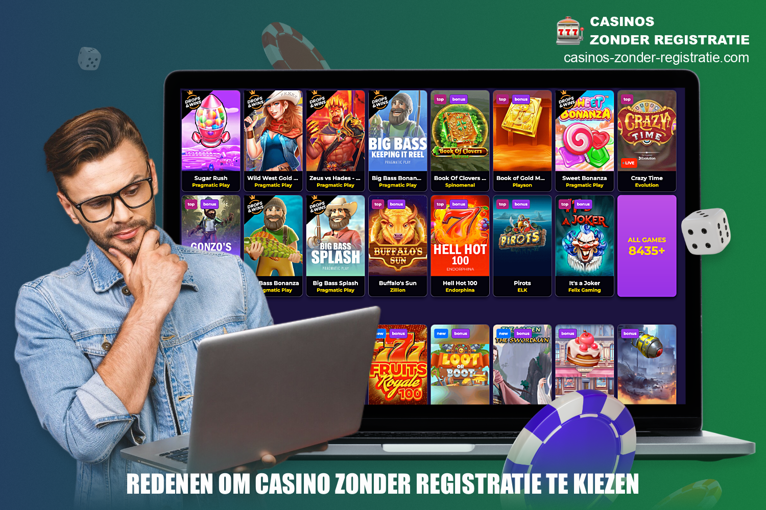 Casino's zonder registratie bieden een aantal voordelen, waaronder vereenvoudigde stortings- en opnameprocedures