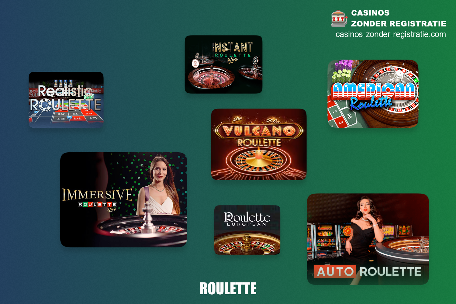 In buitenlandse online casino's kunnen gebruikers van over de hele wereld verschillende varianten van roulette spelen