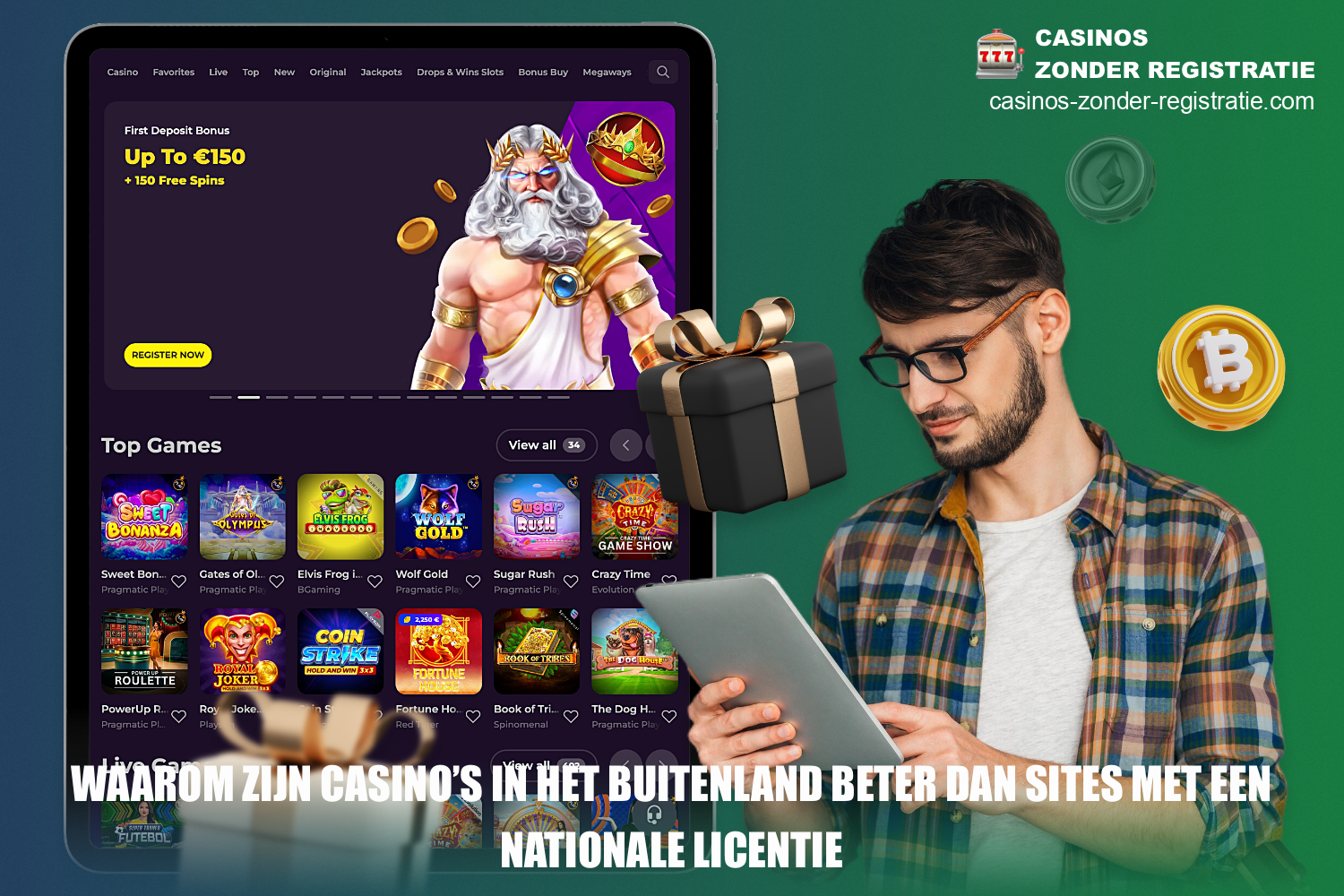 Buitenlandse online casino's hebben verschillende onderscheidende kenmerken in vergelijking met casino's met een nationale licentie