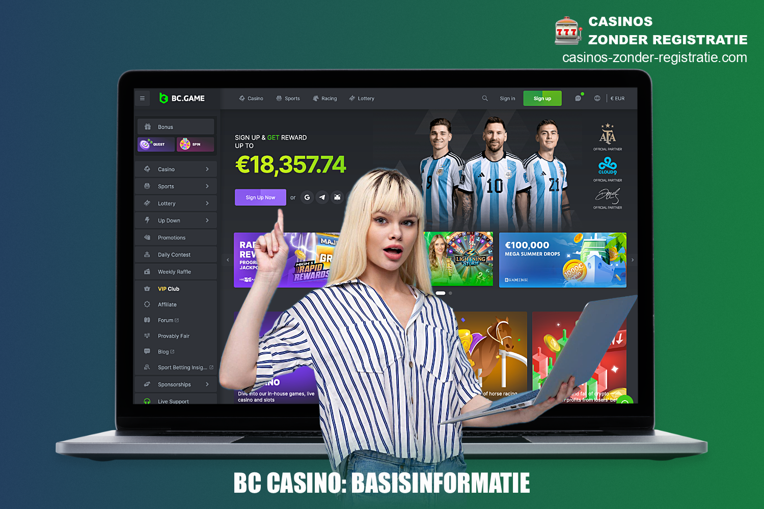 BC Game Casino heeft een aantal unieke kenmerken, waaronder een enorme collectie gokspellen, de mogelijkheid om op sport te wedden, royale bonussen en nog veel meer