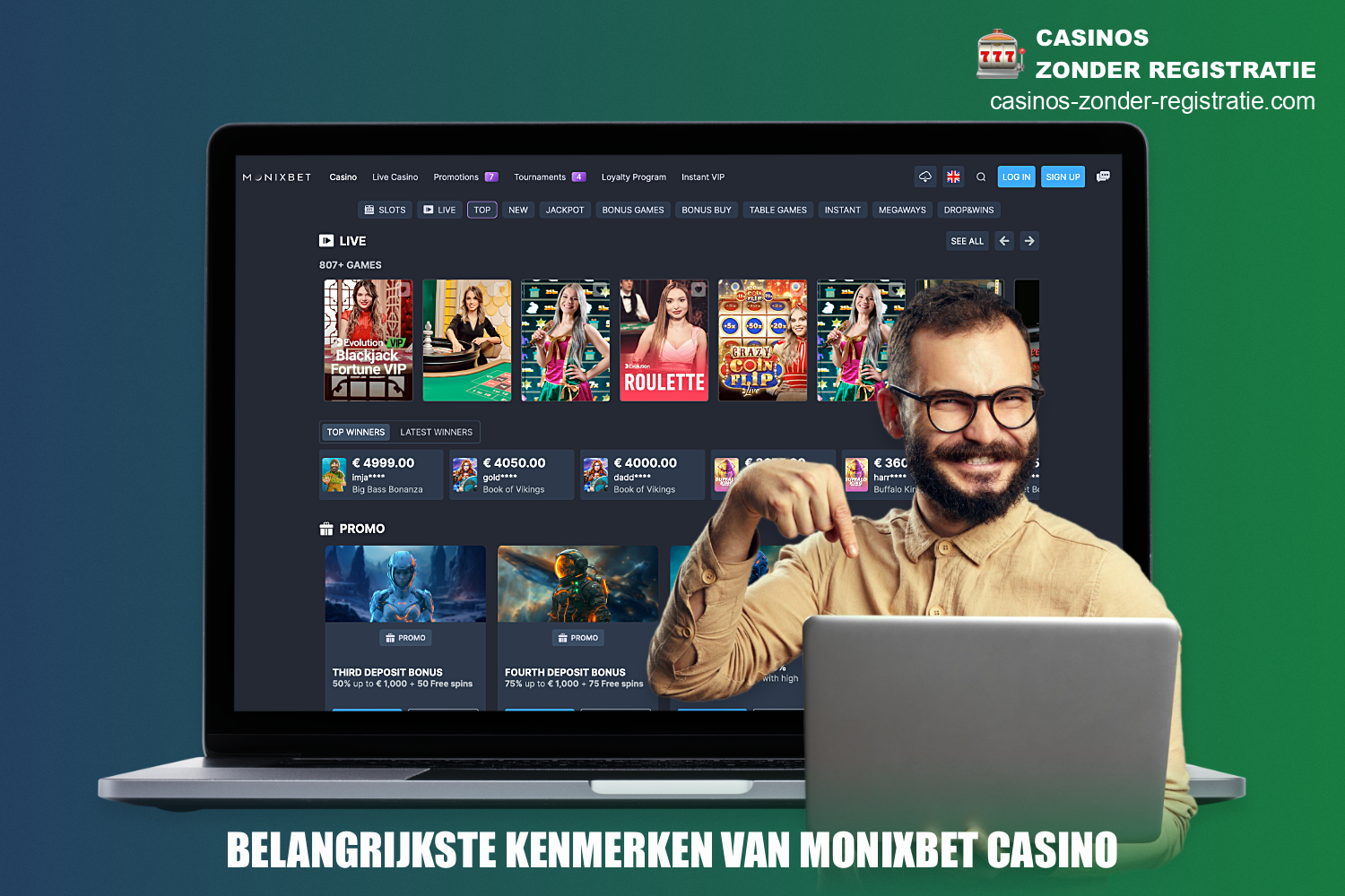 MonixBet online casino heeft een aantal voordelen die het populair maken bij spelers