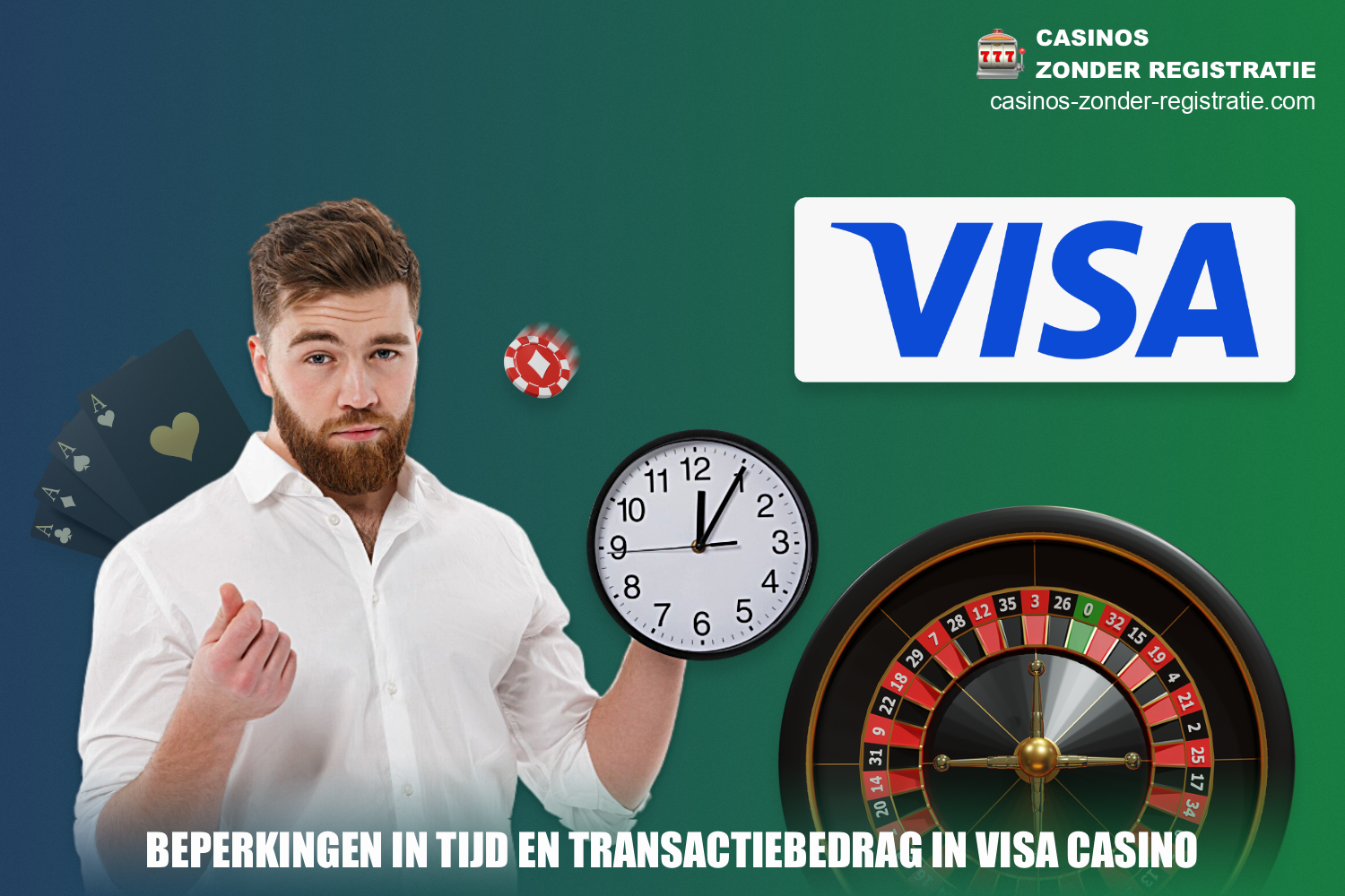 Wanneer u het Visa-betalingssysteem bij online casino's gebruikt, moet u zich bewust zijn van de beschikbare limieten en transactietijden