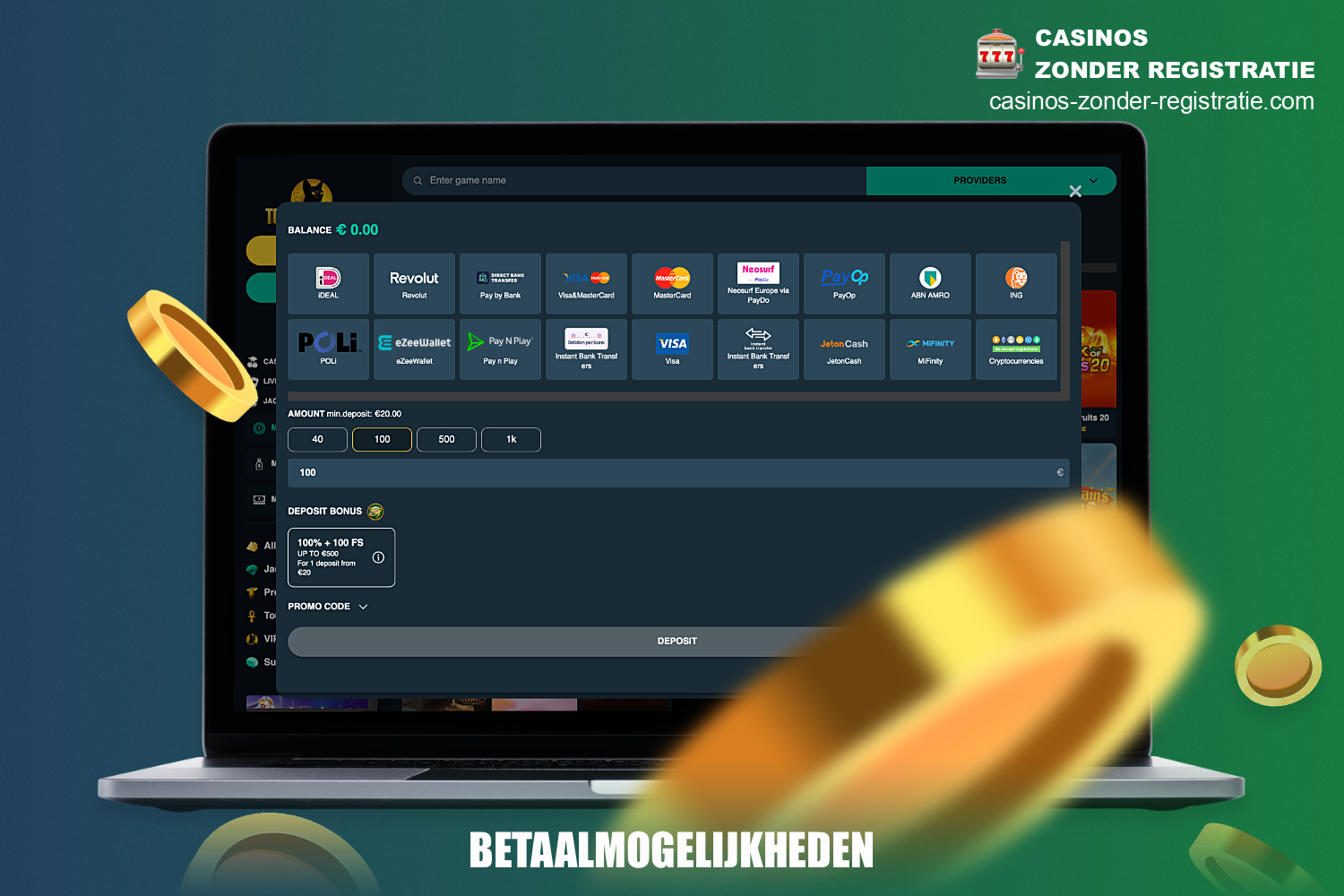 Bij Tomb Riches online casino zijn er verschillende betalingsopties beschikbaar die kunnen worden gebruikt om zowel te storten als je winsten op te nemen