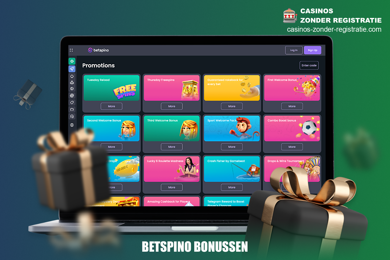 Betspino online casino biedt zijn gebruikers verschillende bonussen en spelers kunnen ook deelnemen aan promoties