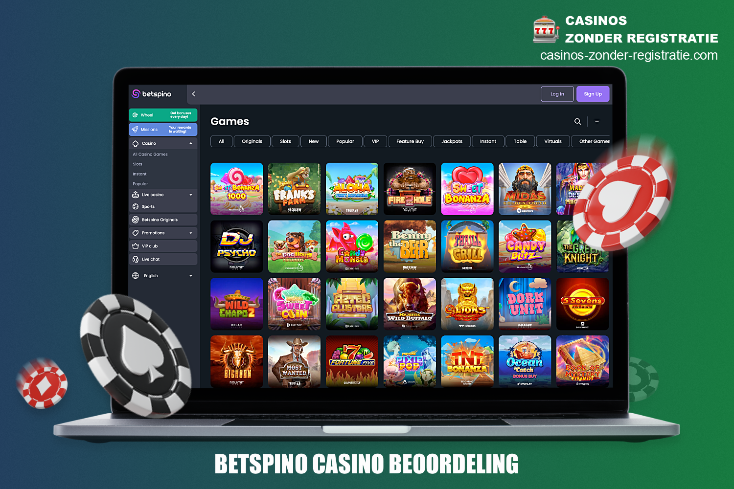 Ondanks het feit dat het online casino Betspino relatief recent is verschenen, is het er al in geslaagd om de aandacht van gokliefhebbers te trekken met een grote bibliotheek aan online spellen en de mogelijkheid om te wedden op sportwedstrijden