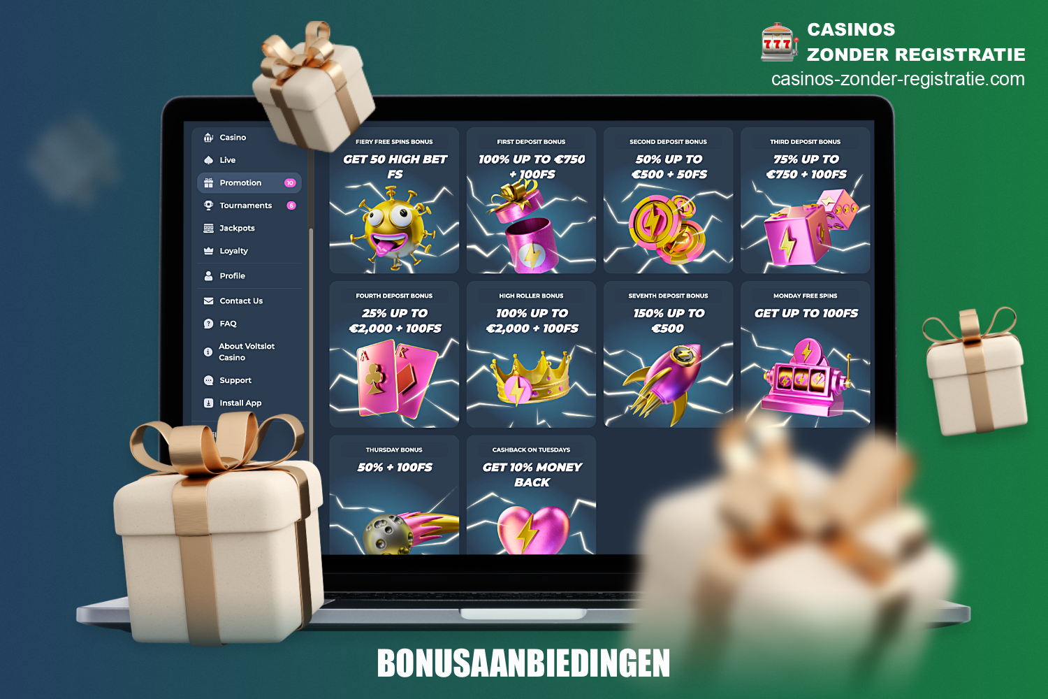 VoltSlot online casino heeft royale bonussen en interessante promoties beschikbaar voor zowel nieuwe als huidige spelers