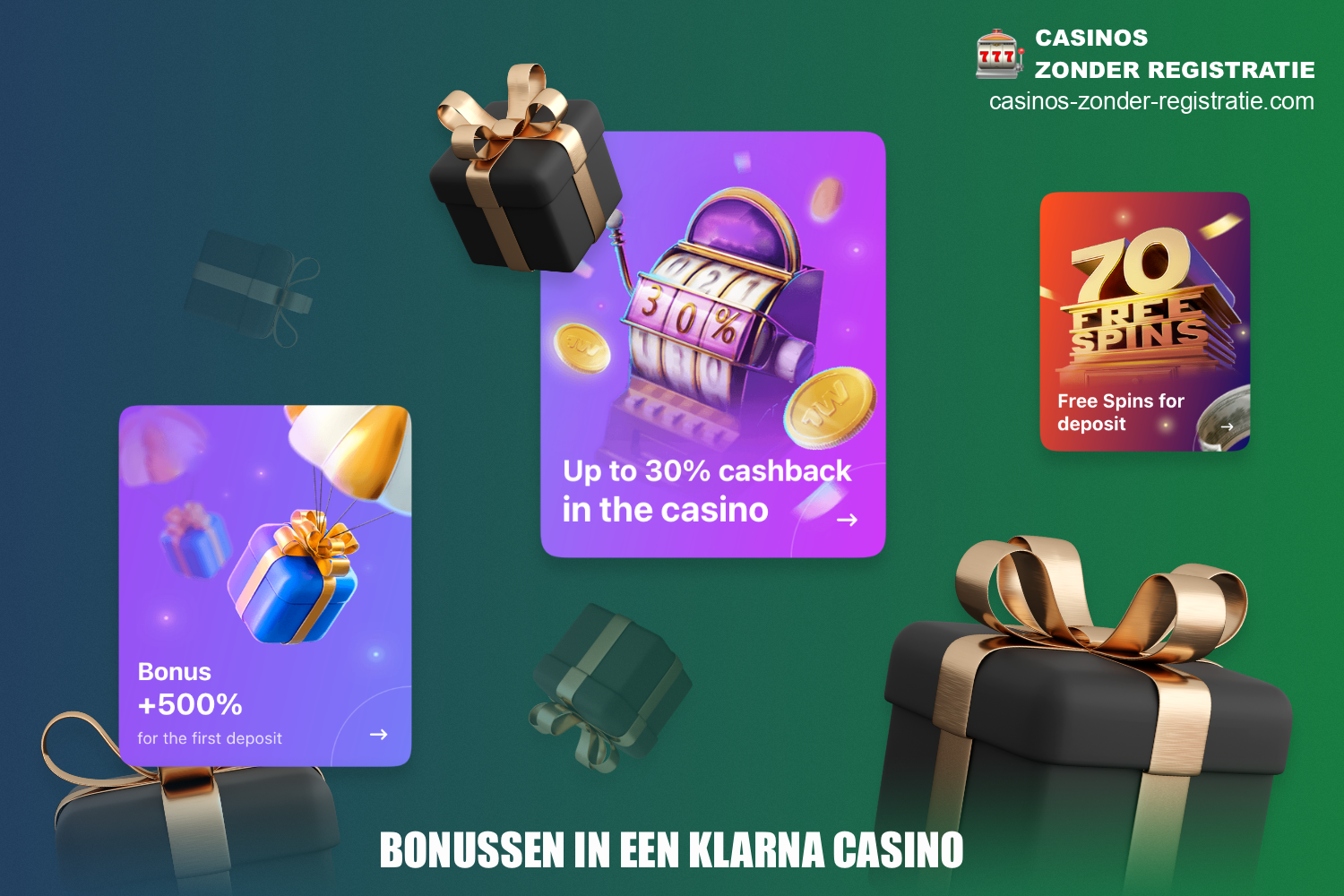 Klarna pay online casino's bieden verschillende bonussen en promoties aan hun gebruikers