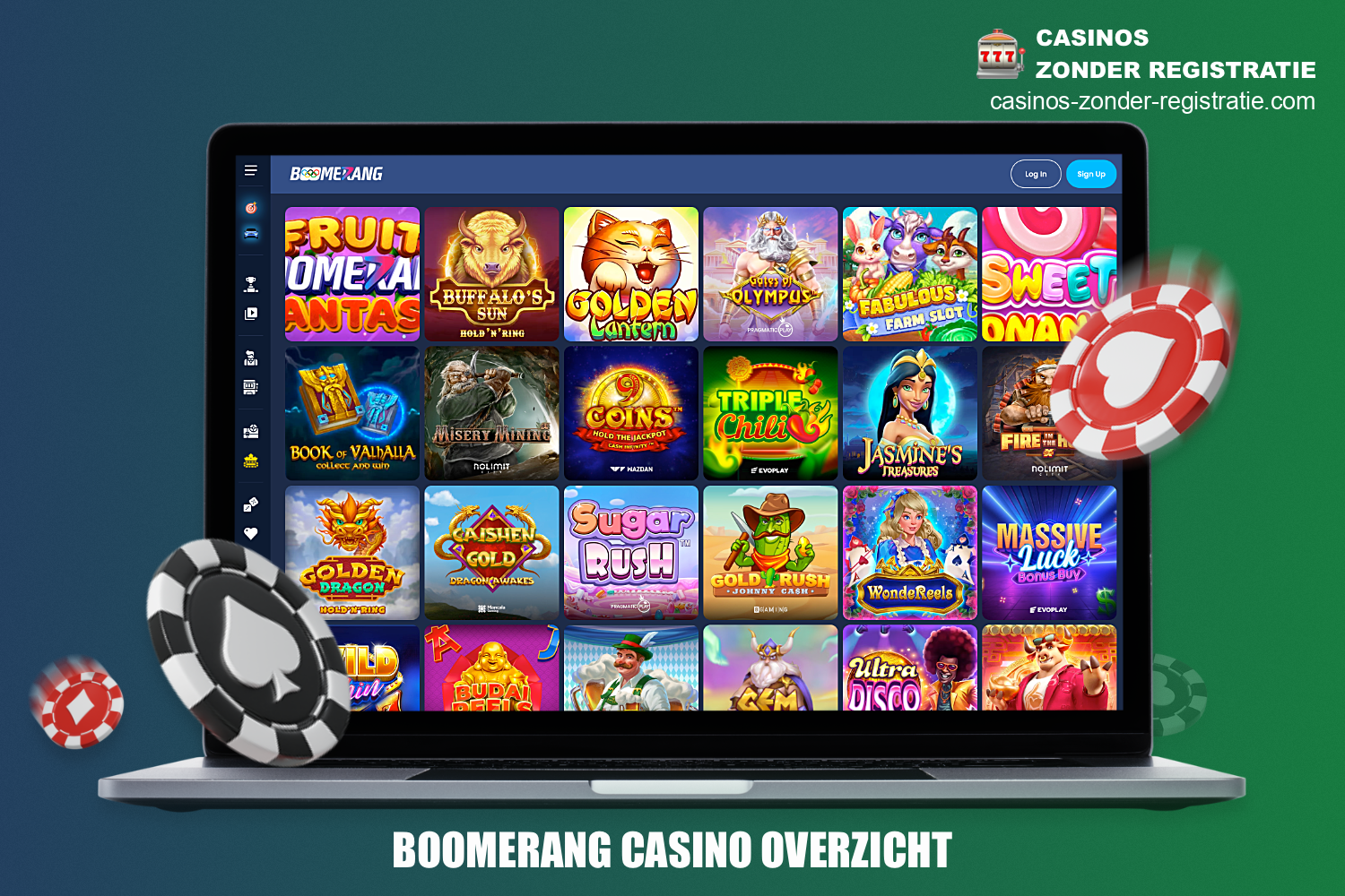 Als je op zoek bent naar een betrouwbaar online casino met een rijke spelbibliotheek, goede bonussen en een website met veel mogelijkheden, dan moet je zeker Boomerang overwegen