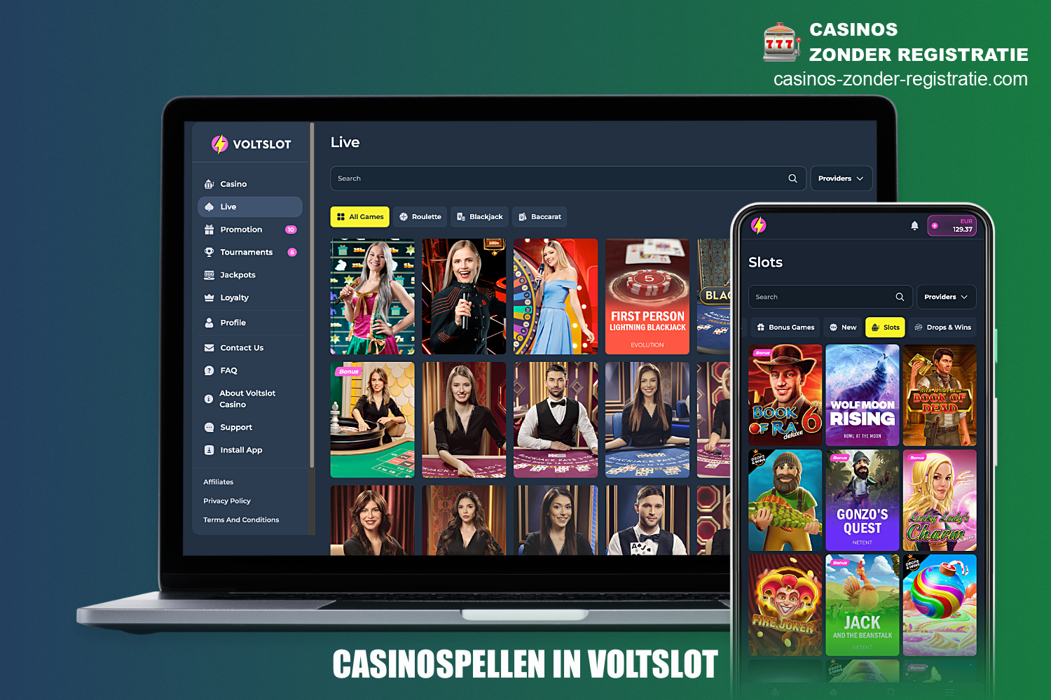 Bij VoltSlot Casino hebben geregistreerde gebruikers toegang tot duizenden interessante en spannende spellen van de beste softwarefabrikanten