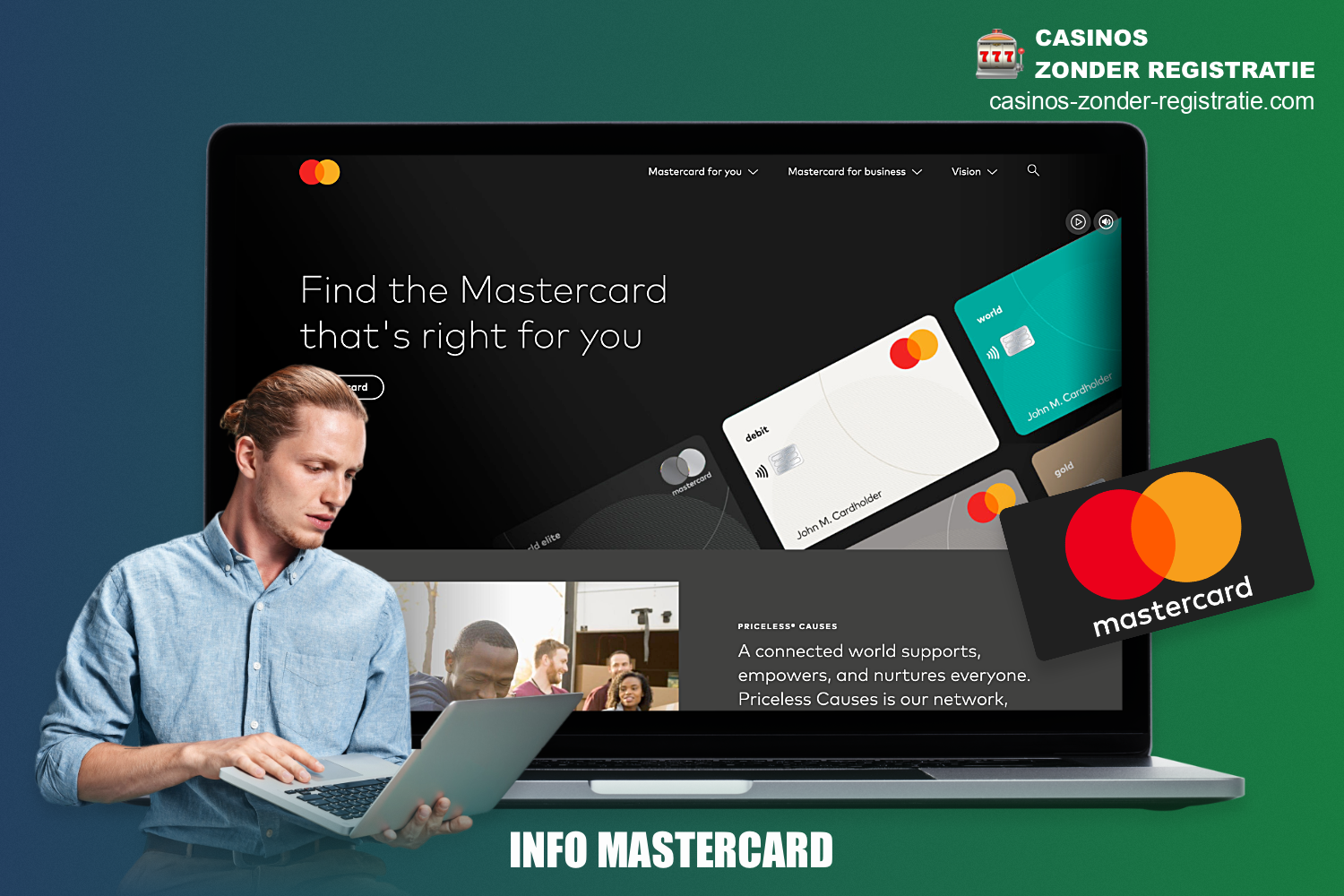 MasterCard is een multinationale onderneming die verschillende financiële diensten aanbiedt, waaronder stortings- en opnamediensten bij online casino's