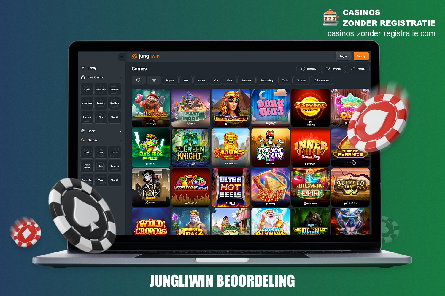 JungliWin online casino is al lang populair onder gokkers en biedt haar klanten een verscheidenheid aan spannende spellen en sportweddenschappen