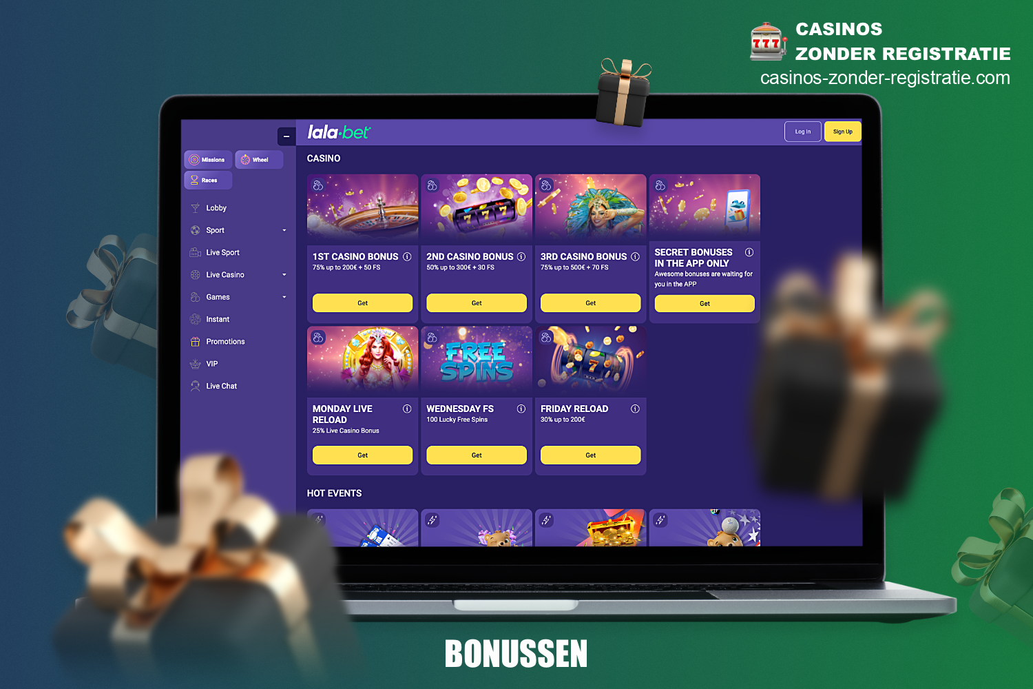 LalaBet online casino biedt haar gebruikers verschillende bonussen en promoties, zowel voor sportweddenschappen als voor casinospellen