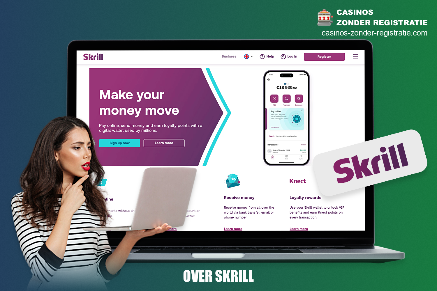 Met zijn snelle transacties en minimale kosten is Skrill een van de populairste betalingssystemen bij online casino's geworden