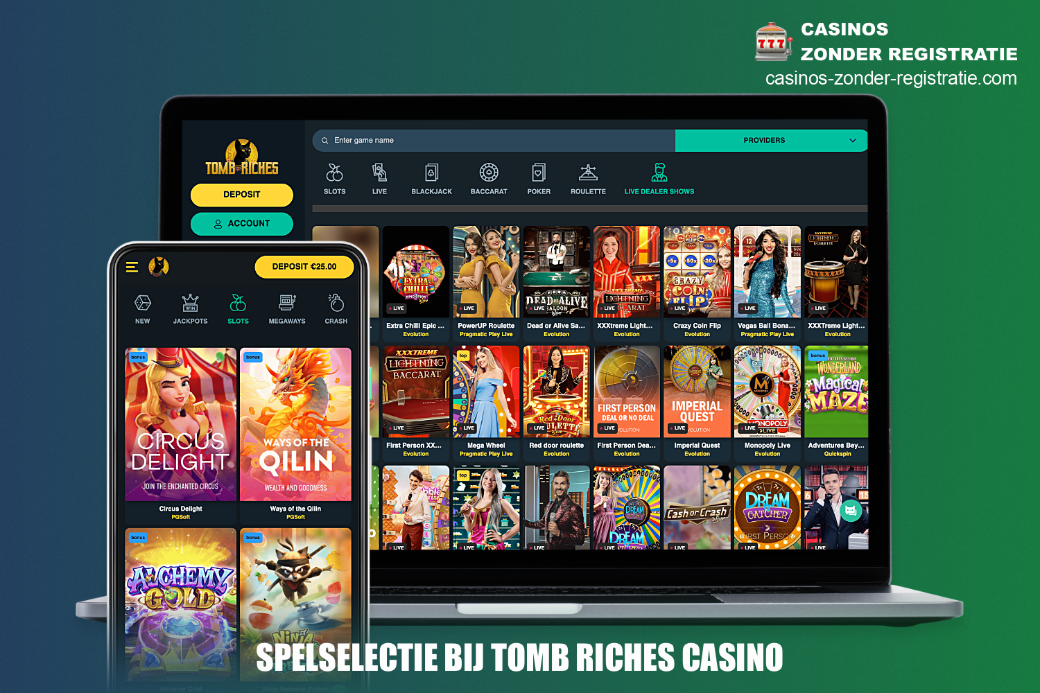 Bij Tomb Riches online casino hebben gebruikers toegang tot duizenden spannende spellen en om het gemakkelijker te maken om door de spelbibliotheek te navigeren - zijn ze allemaal onderverdeeld in secties