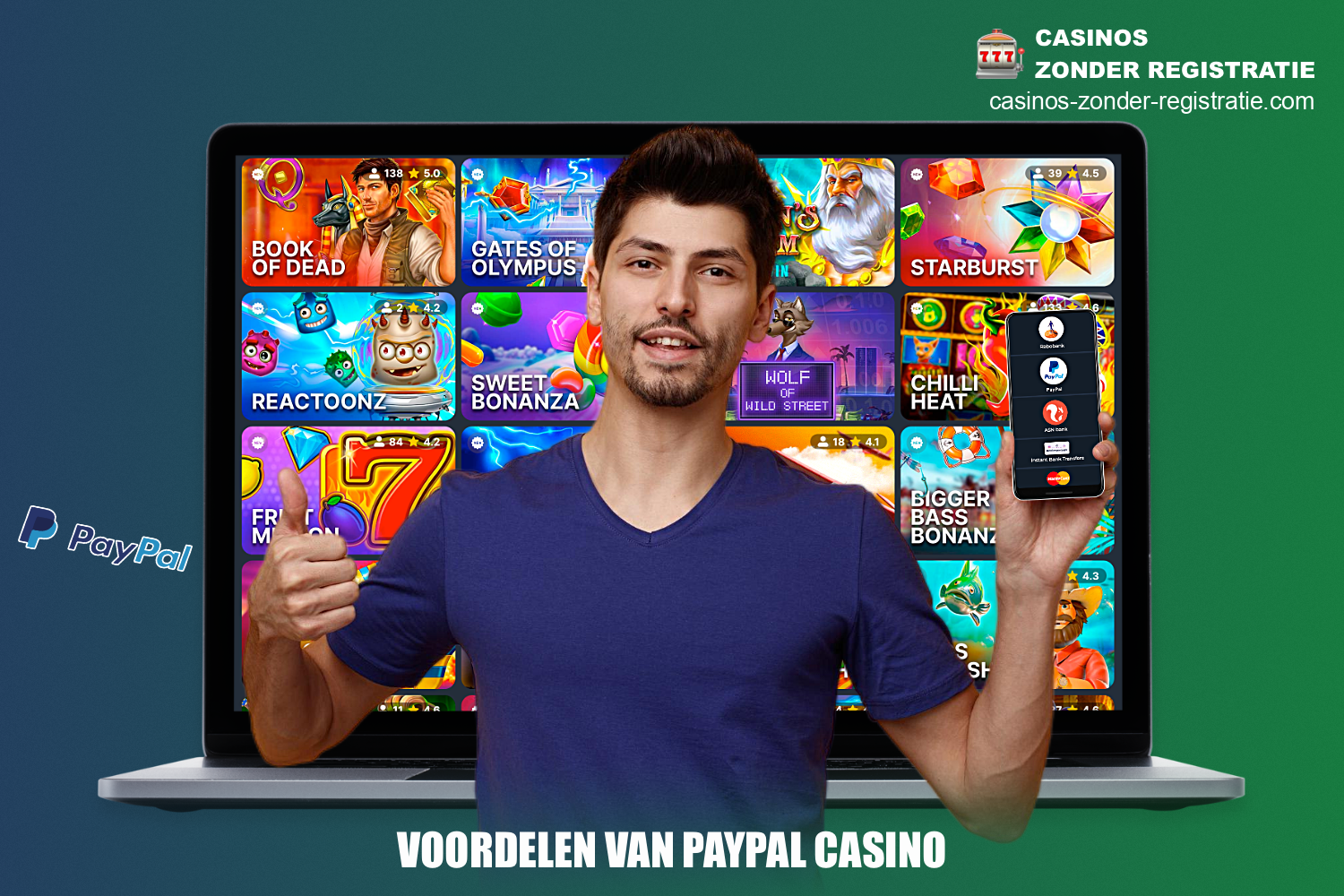 Online casino's met PayPal betaling hebben een aantal voordelen voor spelers