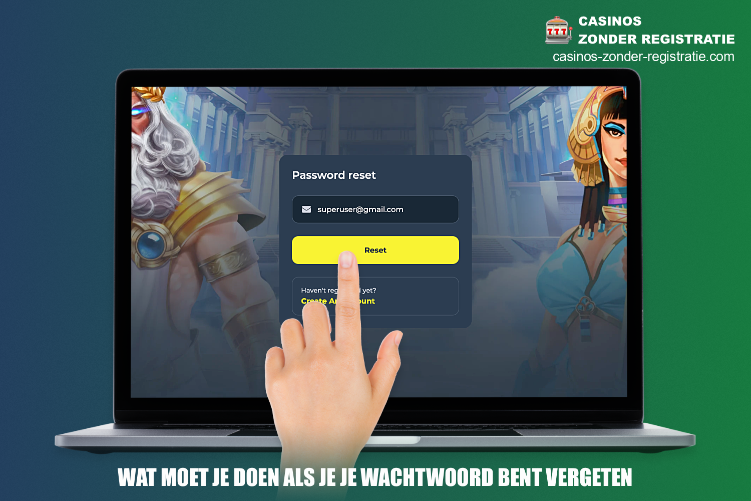 Als de gebruiker het wachtwoord is vergeten van zijn account bij VoltSlot Casino - het is altijd mogelijk om het wachtwoord opnieuw in te stellen