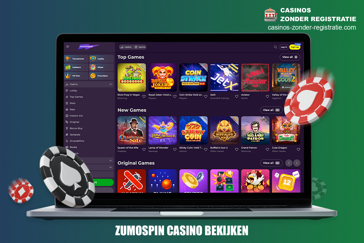 Online casino ZumoSpin verscheen nog niet zo lang geleden op de gokmarkt, maar heeft nu al aan populariteit gewonnen dankzij een breed spelaanbod, de mogelijkheid om op sport te wedden en het feit dat ZumoSpin zijn klanten royale bonussen biedt