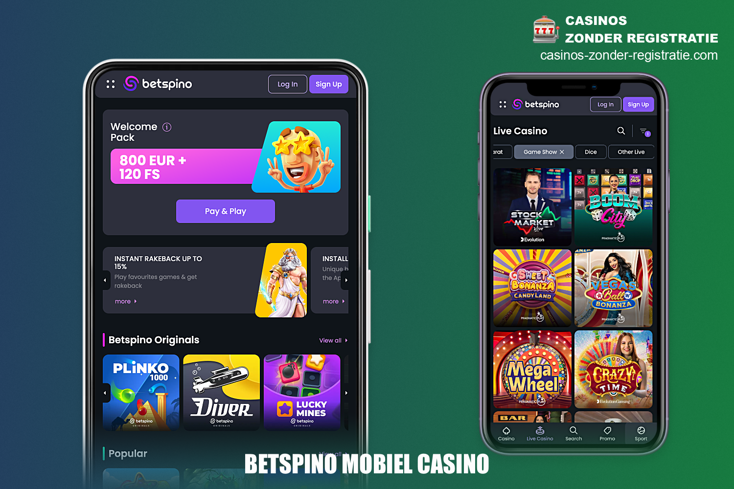 Online casino Betspino biedt zijn mobiele gebruikers een handige versie van de site, waar het comfortabel is om online spellen te spelen en op sport te wedden