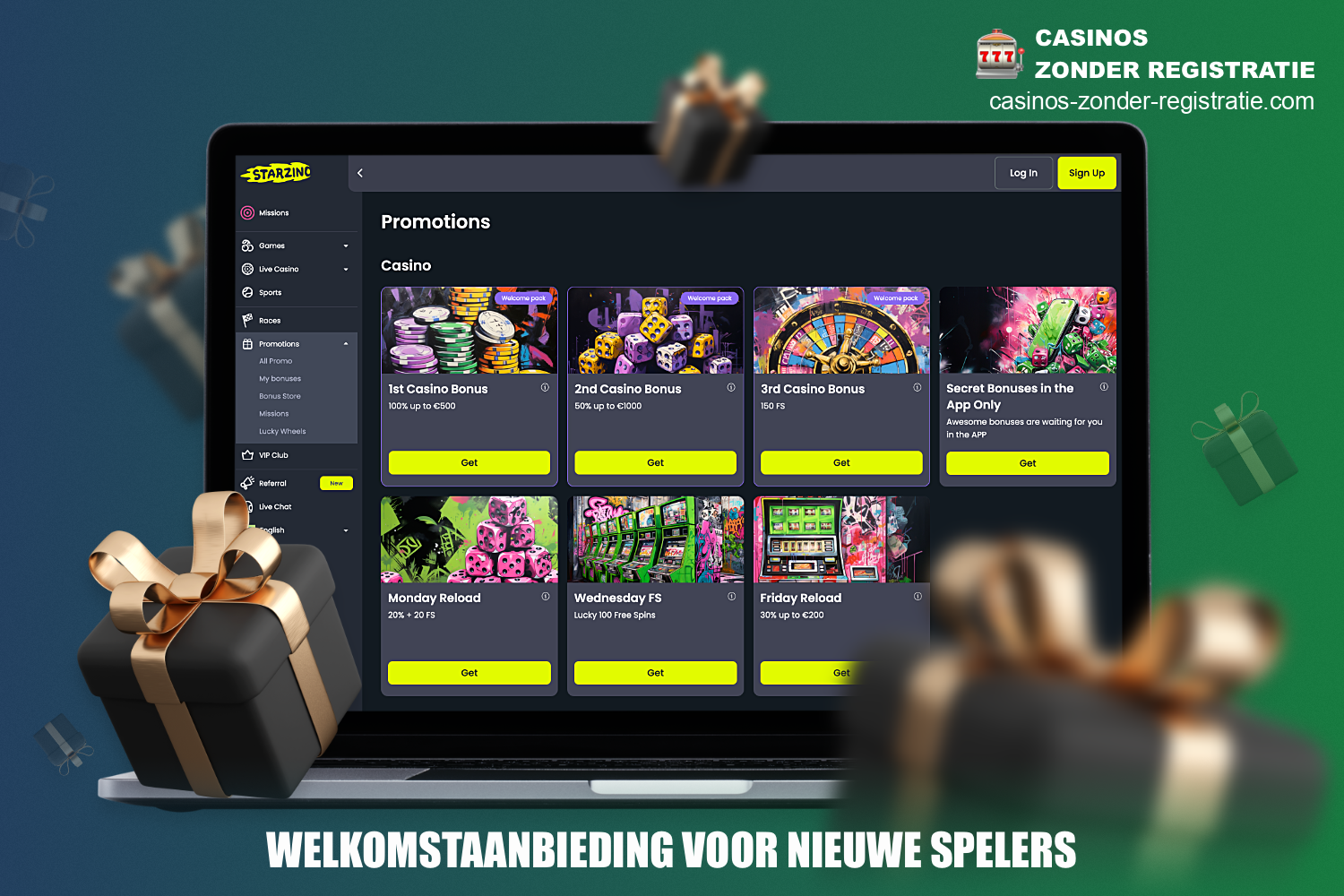 Online casino Starzino biedt nieuwe gebruikers verschillende bonussen aan en geeft ook huidige gebruikers de kans om deel te nemen aan allerlei promoties